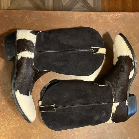 Cowhide cowboy boots - Picture 13 of 14